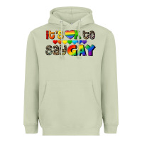 Matcha It's okay to say Gay pride Heavyweight Hoodie - CowGirlArtShop