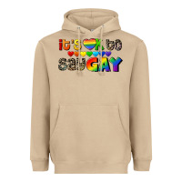 Mushroom It's okay to say Gay pride Heavyweight Hoodie - CowGirlArtShop
