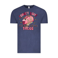 Vintage Denim forget love id rather fall into tacos Vintage Tee - MaliasSmallBusiness