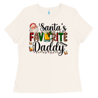 Bone santa's favorite daddy Ladies Tee - AdoDesignShop