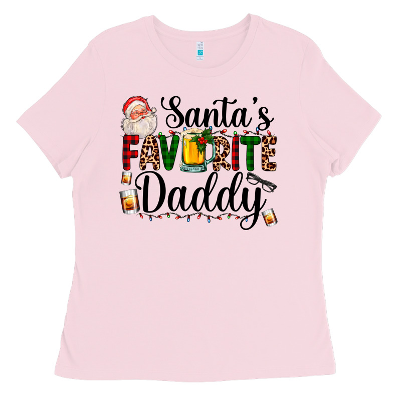 Santa's Favorite Daddy Ladies Tee by AdoDesignShop | Teevron