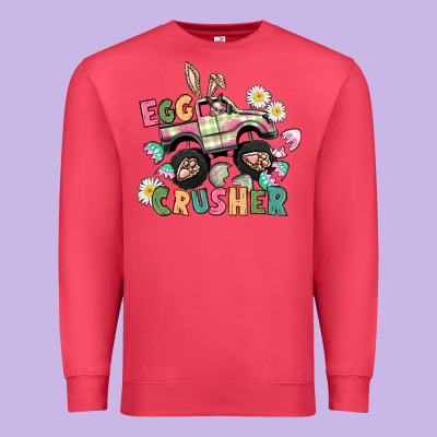 Egg Crusher Monster Truck Premium Sweatshirt Designed By Cowgirlartshop