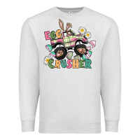 Oatmeal Heather Egg crusher monster truck Premium Sweatshirt - CowGirlArtShop