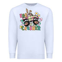 White Egg crusher monster truck Premium Sweatshirt - CowGirlArtShop