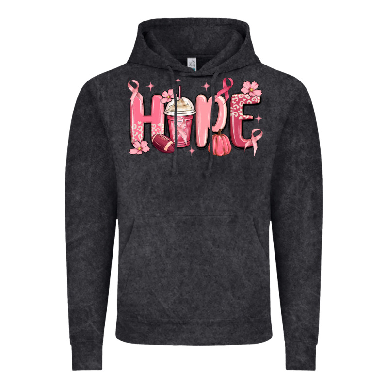 Breast Cancer Awareness Hope Vintage Hoodie by MaliasSmallBusiness | Teevron