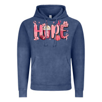Vintage Denim breast cancer awareness hope Vintage Hoodie - MaliasSmallBusiness