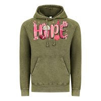 Vintage Olive breast cancer awareness hope Vintage Hoodie - MaliasSmallBusiness