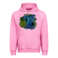 Fuchsia Pink halloween patch  3 Urban Hoodie - BundleAndBundleShop