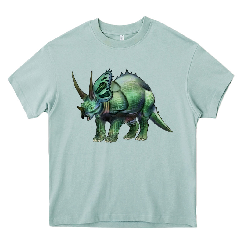 Dinosaur Triceratops Heavy Core Tee by Artiststas | Teevron