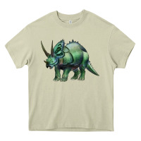 Mossy dinosaur triceratops Heavy Core Tee - Artiststas