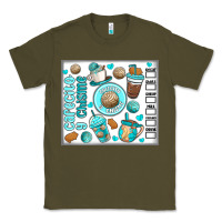 Army Green cafecito y chisme Classic Tee - MaliasSmallBusiness