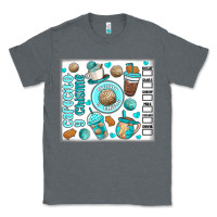 Charcoal Heather cafecito y chisme Classic Tee - MaliasSmallBusiness