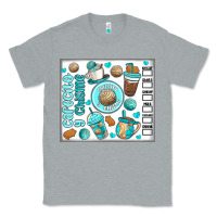Heather Grey cafecito y chisme Classic Tee - MaliasSmallBusiness