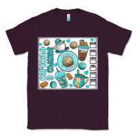 Plum cafecito y chisme Classic Tee - MaliasSmallBusiness