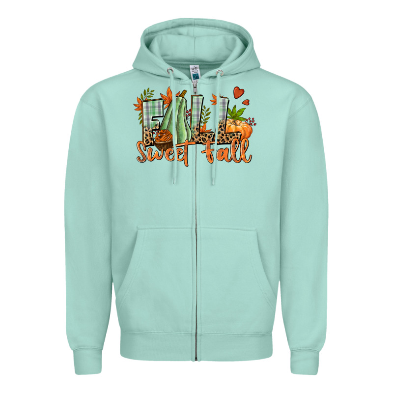 Fall Sweet Fall Zipper Hoodie by NancyCooperArtShop | Teevron