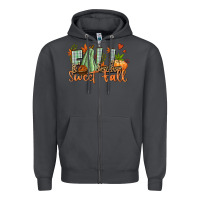 Smoke Fall sweet Fall Zipper Hoodie - NancyCooperArtShop