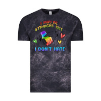 Cloud Black i may be straight pride day Vintage Tee - MaliasSmallBusiness
