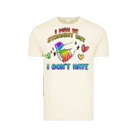 Vintage Arctic i may be straight pride day Vintage Tee - MaliasSmallBusiness