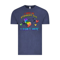 Vintage Denim i may be straight pride day Vintage Tee - MaliasSmallBusiness