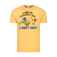 Vintage Mustard i may be straight pride day Vintage Tee - MaliasSmallBusiness