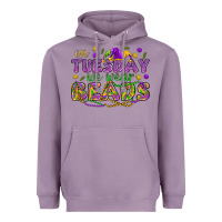 Lavender On Tuesday we wear beads Heavyweight Hoodie - HowdyJamesFarm