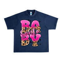 Navy santa baby Urban Heavy Tee - MaliasSmallBusiness