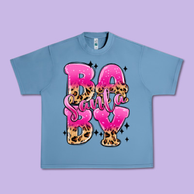 Santa Baby Urban Heavy Tee Designed By Maliassmallbusiness