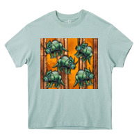 Arona dinosaur triceratops Heavy Core Tee - Artiststas