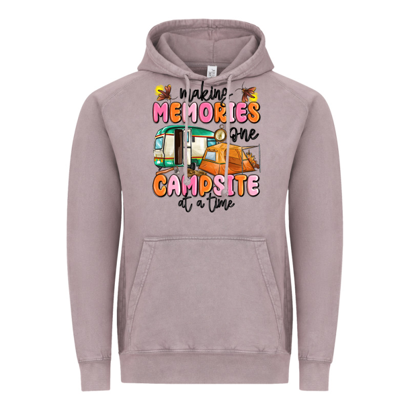 Making Memories One Campsite At A Time Vintage Hoodie by MaliasSmallBusiness | Teevron