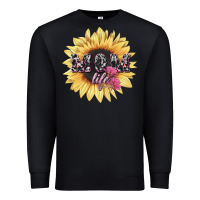 Black Mom life sunflower mother's day Premium Sweatshirt - HowdyJamesFarm