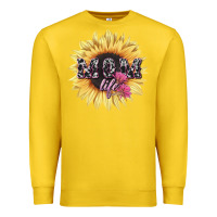 Mom Life Sunflower Mother's Day Premium Sweatshirt | Teevron