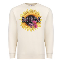 Sandshell Mom life sunflower mother's day Premium Sweatshirt - HowdyJamesFarm