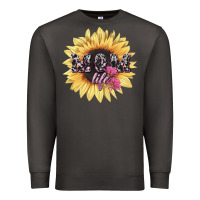 Smoke Mom life sunflower mother's day Premium Sweatshirt - HowdyJamesFarm