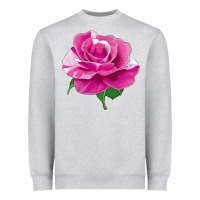 Heather Grey Parade Day Rose Heavyweight Sweatshirt - LillyAllenDesigns