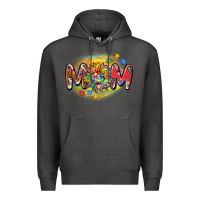 Charcoal Heather autism mom Premium Hoodie - CowGirlArtShop