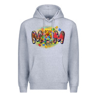 Heather Grey autism mom Premium Hoodie - CowGirlArtShop