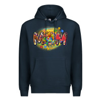 Navy autism mom Premium Hoodie - CowGirlArtShop