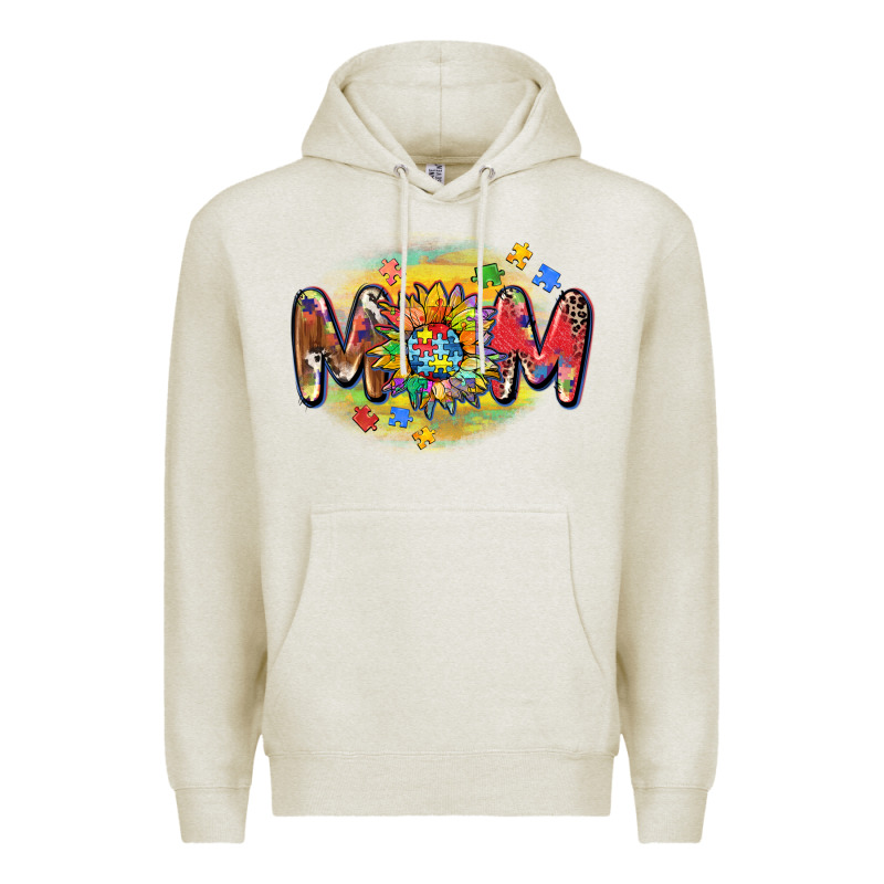 Autism Mom Premium Hoodie by CowGirlArtShop | Teevron