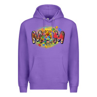 Purple autism mom Premium Hoodie - CowGirlArtShop