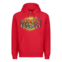 Red autism mom Premium Hoodie - CowGirlArtShop