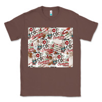 Chestnut hot cocoa christmas cheer pattern Classic Tee - CowhideDigitalArt