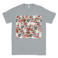 Heather Grey hot cocoa christmas cheer pattern Classic Tee - CowhideDigitalArt