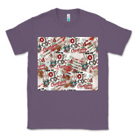 Lavender hot cocoa christmas cheer pattern Classic Tee - CowhideDigitalArt