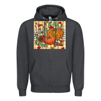 Smoke I am a Fall kinda girl pumpkin Fall Zipper Hoodie - NancyCooperArtShop