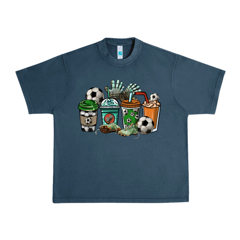 Soccer Coffee Cups Urban Heavy Tee by NancyCooperArtShop | Teevron