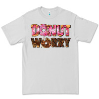 Dove Grey donut worry with donut Premium Tee - AdoDesignShop