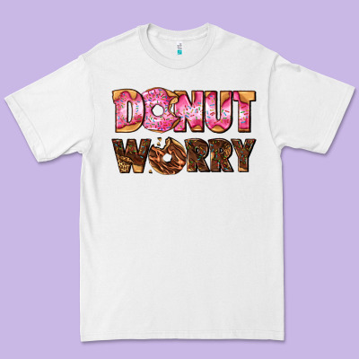 Donut Worry With Donut Premium Tee Designed By Adodesignshop