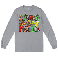 Heather Grey drinko de mayo Long Sleeve Tee - LillyAllenDesigns