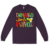 Plum drinko de mayo Long Sleeve Tee - LillyAllenDesigns