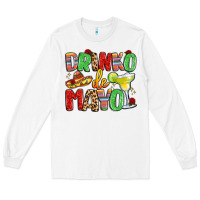 White drinko de mayo Long Sleeve Tee - LillyAllenDesigns